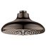 Shower Head, 6-1/2" - 3 Sprays, 1.75 GPM (Hard Graphite)
