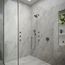 Shower Head, 6-1/2" - 3 Sprays, 1.75 GPM (Hard Graphite)