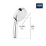 Tempesta Cosmopolitan 100 Hand Shower - 2 Sprays, 1.5 GPM (Matte Black)