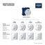 Grohtherm Dual Function Thermostatic Valve Trim (Brushed Cool Sunrise)