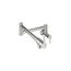 Zedra 2-Handle Wall Mount Pot Filler (Supersteel)