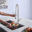 K7 Medium Single-Handle Semi-Pro Dual Spray Kitchen Faucet 1.75 Gpm (Chrome)