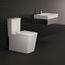 Eurocube 1.28/1.0 Gpf Two-Piece Dual Flush Right Height Elongated Toilet w/ Seat, 39661000
