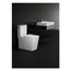 Eurocube 1.28 Gpf Two-Piece Right Height Elongated Toilet w/ Seat, Left-Hand Trip Lever, 39662000
