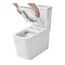 Eurocube Right Height Elongated Toilet Bowl w/ Seat, Less Tank, 39664000