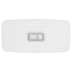 Eurocube 1.28/1.0 Gpf Dual Flush Tank, 39665000