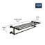 Essentials Cube23-5/8" Multi-Towel Rack (Matte Black)