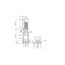 CRIE 10-10 N-CA-A-E-HQQE Stainless Steel Vertical Multistage Centrifugal Pump, 7.5 HP, 3 Phase, 440/480V
