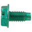 10-32 x 3/8" Slotted Hexagon Head Washer-Face Grounding Screw