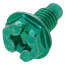 10-32 x 3/8" Slotted Hexagon Head Washer-Face Grounding Screw