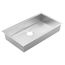 31" x 18" Stainless Steel 18 Gauge Single Bowl Undermount Prep Sink, GS181210B, GS181210B