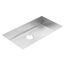 31" x 18" Stainless Steel 18 Gauge Single Bowl Undermount Prep Sink, GS181210B, GS181210B