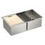 Luxe Chef 33" x 19" x 10" Stainless Steel 18 Gauge Double Bowl Undermount Sink, GS182040BUX