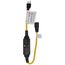 Self-Test Automatic Reset GFCI Device w/ Molded-On NEMA Plug & Connector, 2' Cord 15A, 120V