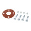 2" Full Face Red Rubber Gasket & Steel Bolt Kit