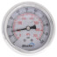 2.5" Stainless Steel Liquid Filled Gauge, Back Mount, w/ Brass Internals (0-100 PSI)