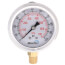 2.5" Stainless Steel Liquid Filled Gauge, Bottom Mount, w/ Brass Internals (0-100 PSI)