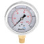 2.5" Stainless Steel Liquid Filled Gauge, Bottom Mount, w/ Brass Internals (0-15 PSI)