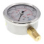 2.5" Stainless Steel Liquid Filled Gauge, Bottom Mount, w/ Brass Internals (0-300 PSI)