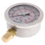 2.5" Stainless Steel Liquid Filled Gauge, Bottom Mount, w/ Brass Internals - Lead Free (0-100 PSI)