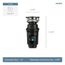 GT Series 1/2 Horsepower Garbage Disposal, GT50C