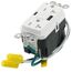 20A SmartLockPro Self-Test GFCI Combination Type A/C - White