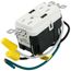 15A SmartLockPro Self-Test GFCI Combination Type A - White