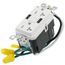 20A SmartLockPro Self-Test GFCI Combination Type A - White