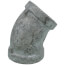 1/2" Galvanized Malleable 45° Elbow