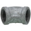 1/2" Galvanized Malleable 45° Elbow