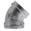 1-1/2" Galvanized Malleable 45° Elbow