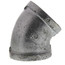 2" Galvanized Malleable 45° Elbow
