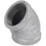 2" Galvanized Malleable 45-Degree Elbow