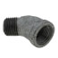 1/2" Galvanized Malleable 45° Street Elbow