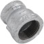 1" x 3/4" Galvanized Malleable Reducing Coupling