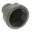1-1/4" x 1/2" Galvanized Malleable Reducing Coupling