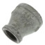 1-1/4" x 3/4" Galvanized Malleable Reducing Coupling