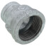 1-1/4" x 3/4" Galvanized Malleable Reducing Coupling