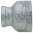1-1/4" x 3/4" Galvanized Malleable Reducing Coupling
