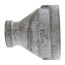 1-1/2" x 1/2" Galvanized Malleable Reducing Coupling