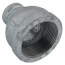 1-1/2" x 1/2" Galvanized Malleable Reducing Coupling