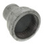 1-1/2" x 3/4" Galvanized Malleable Reducing Coupling
