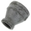 1-1/2" x 3/4" Galvanized Malleable Reducing Coupling