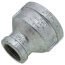 1-1/2" x 3/4" Galvanized Malleable Reducing Coupling
