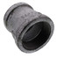1-1/2" x 1-1/4" Galvanized Malleable Reducing Coupling
