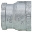 1-1/2" x 1-1/4" Galvanized Malleable Reducing Coupling