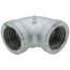 1/2" Galvanized Malleable 90-Degree Elbow
