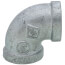 1/2" Galvanized Malleable 90-Degree Elbow