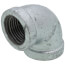 1/2" Galvanized Malleable 90-Degree Elbow