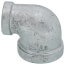 3/4" x 3/8" Galvanized Malleable Reducing Elbow